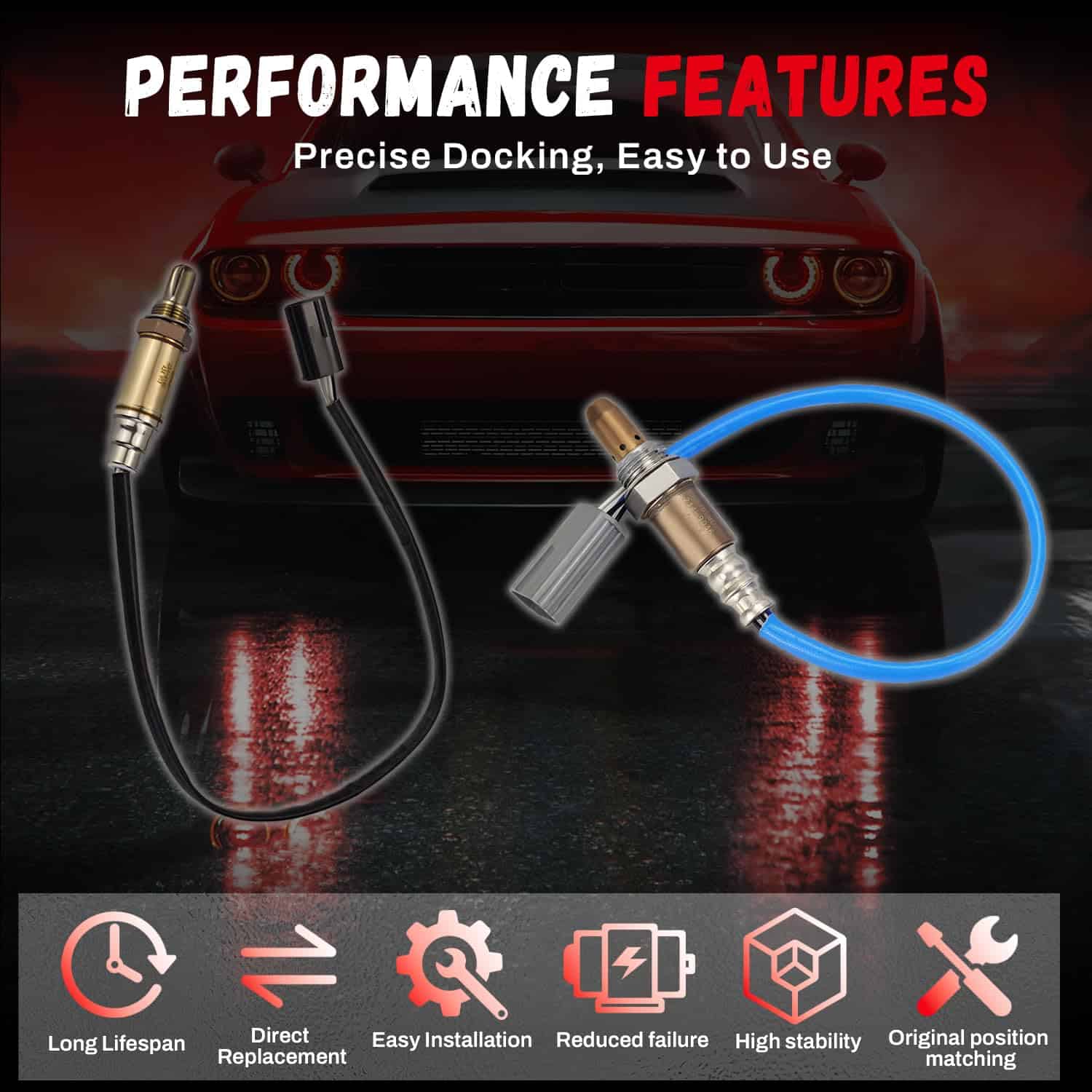 XDTIME 1 Set de 2 Piezas 234-4190 234-9036 Sensor de - Imagen 4