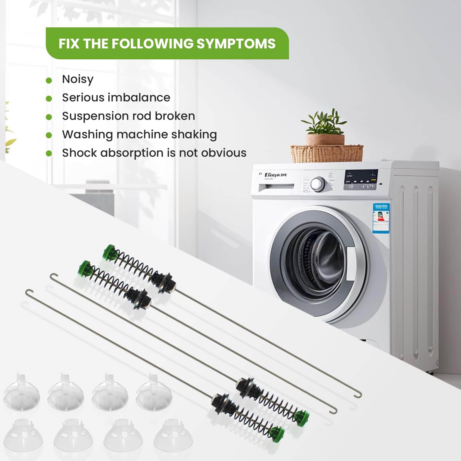 Varilla de Suspensión para Lavadora W11130362 MVWX655DW - Imagen 3