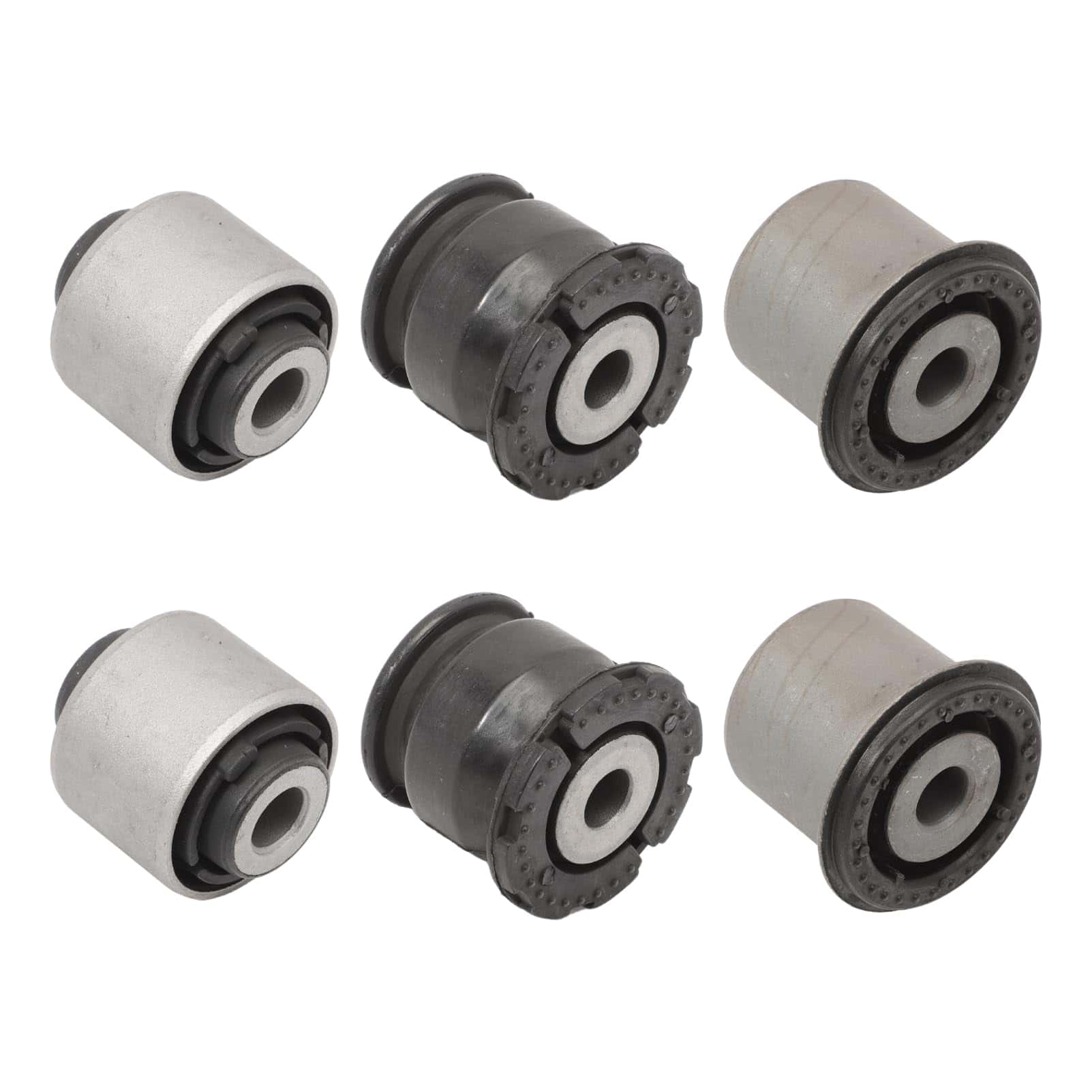 Kit de 6 piezas de buje de mangueta trasera inferior para