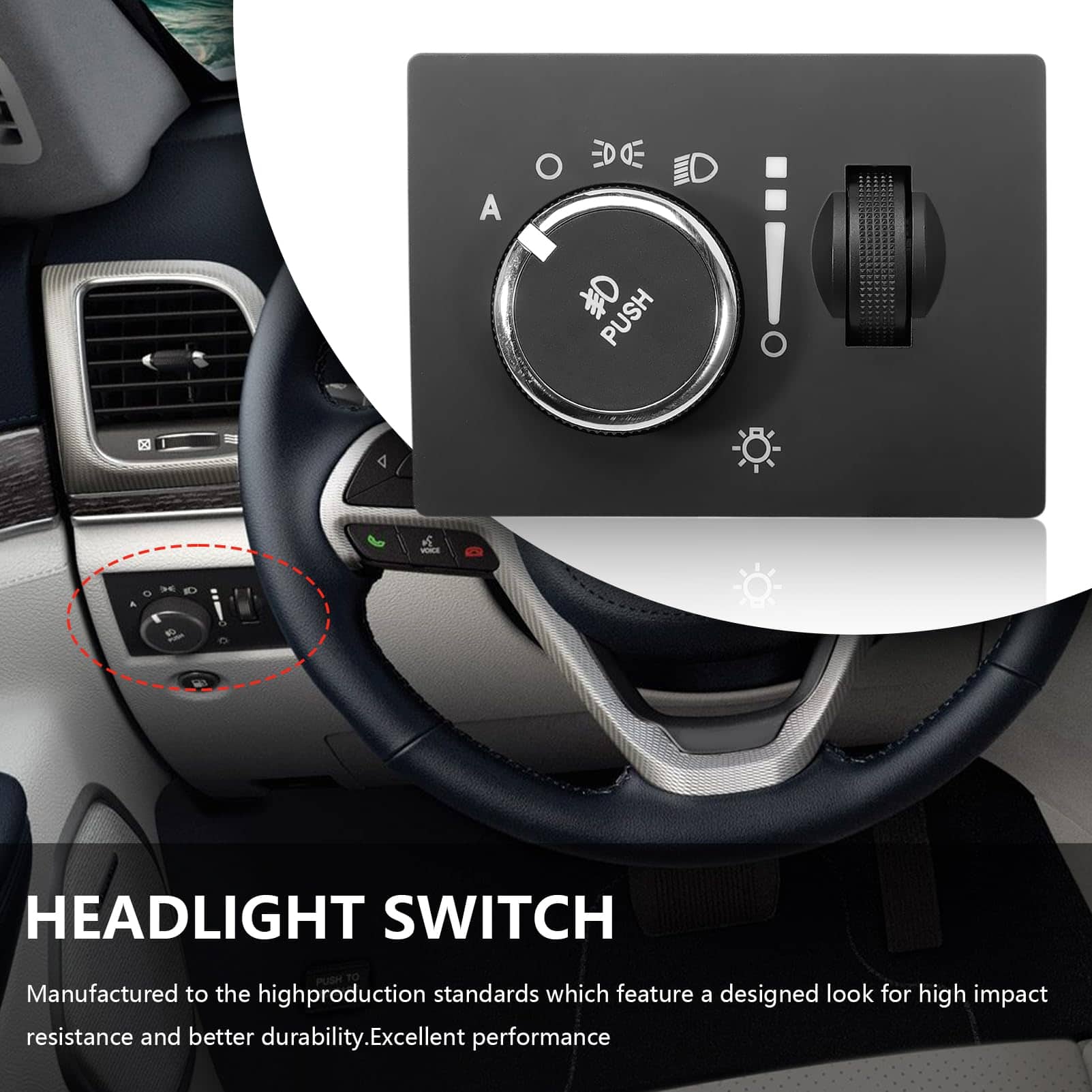 Interruptor de Faros y Luces de Niebla para Grand Cherokee - Imagen 5