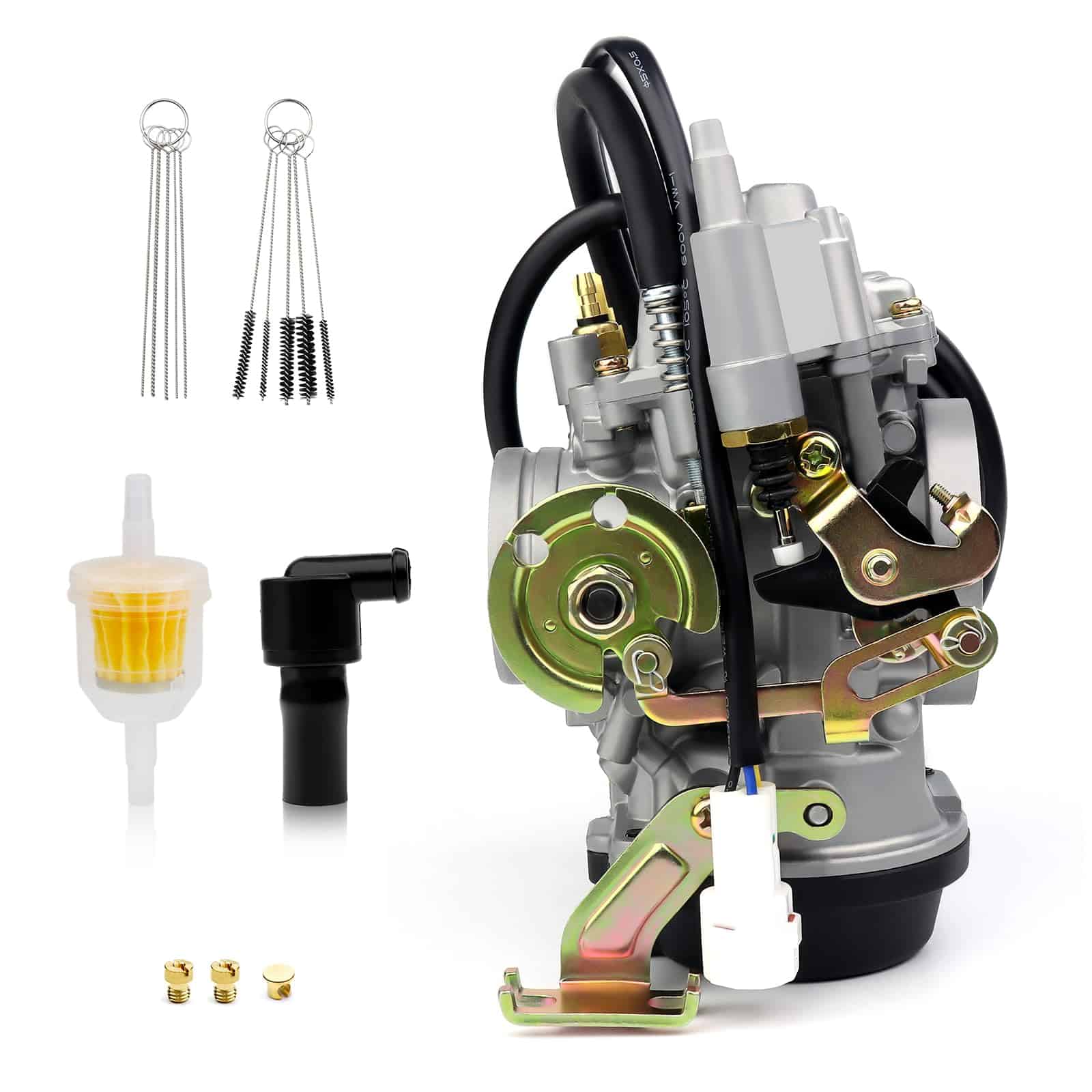 Carburador Extra Jets Filtro de Combustible Para Yamaha