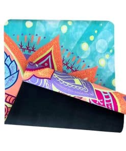 Tapete de Yoga con Colorido Diseño de Mandala del Autor