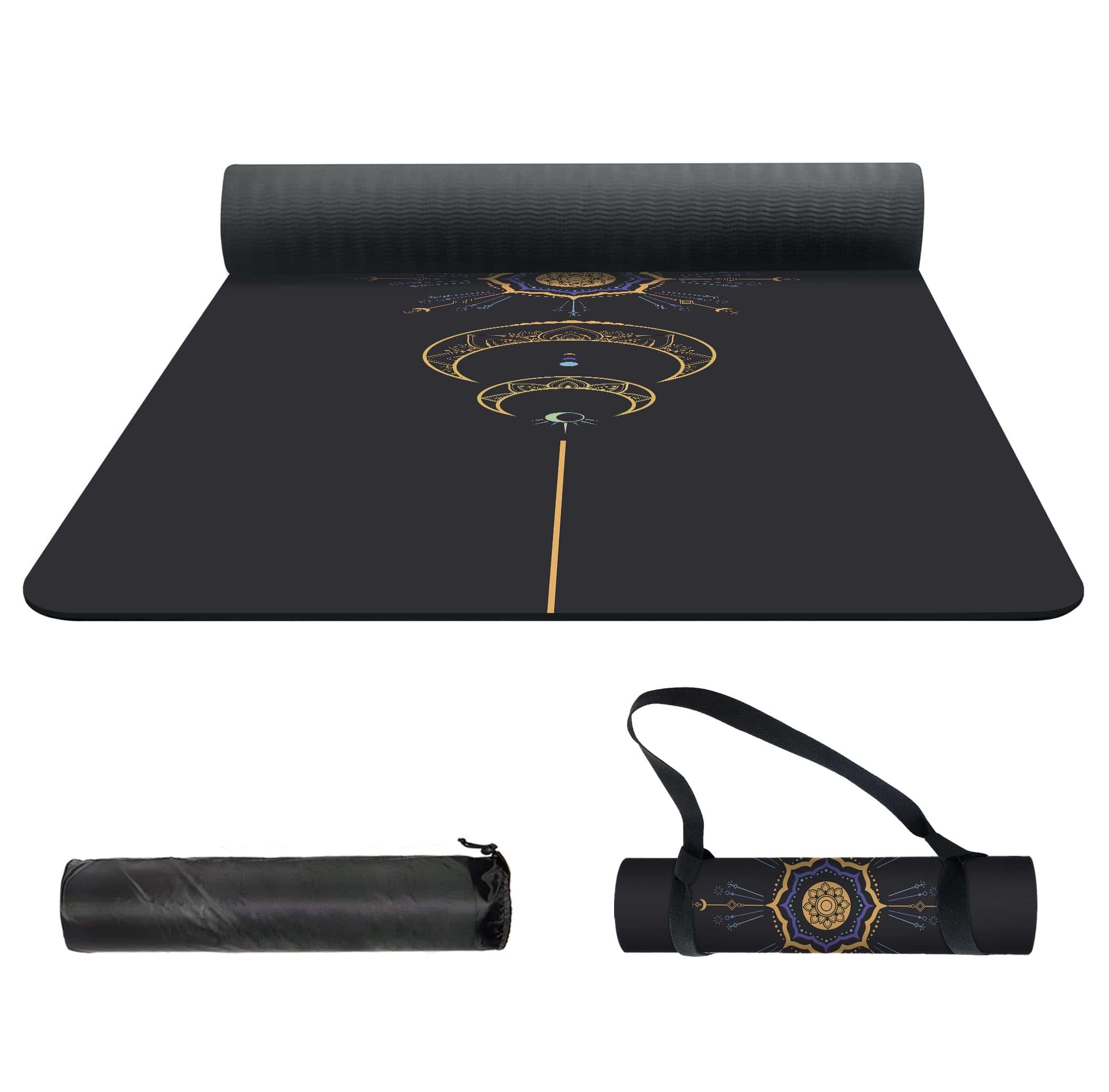 Tapete de Yoga Estampado nuveti Extra -Gris - Imagen 3