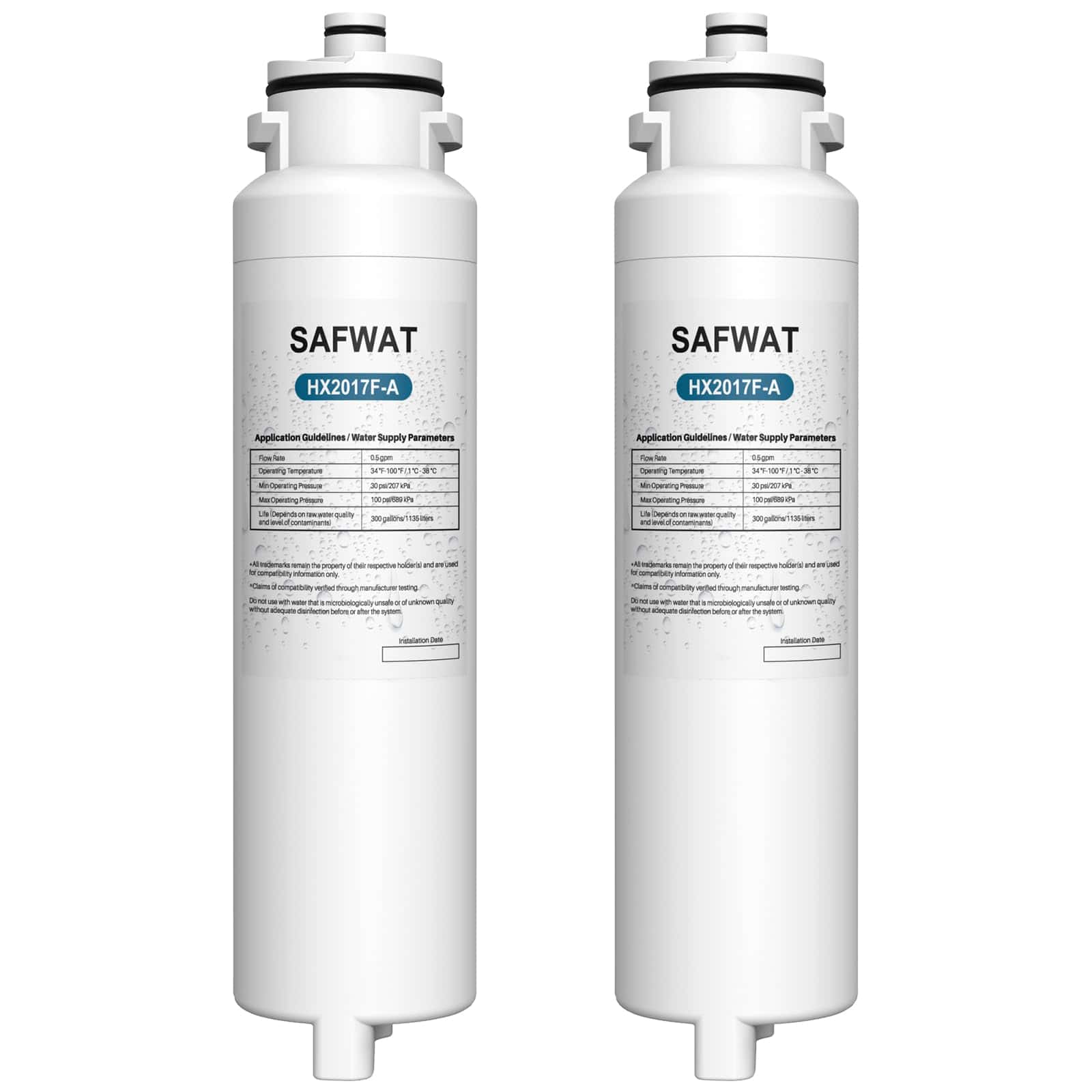 Filtro de Agua para Refrigerador Compatible -ete de 2)