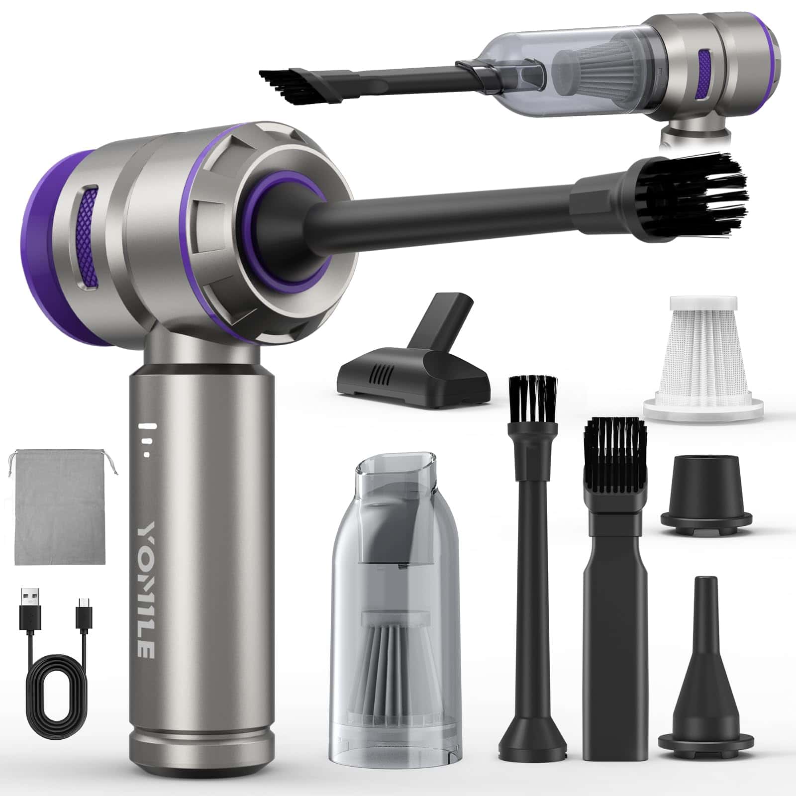 Soplador de aire eléctrico - Mini soplador de aire sin