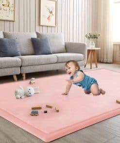 Tapete de Juego para Bebés ILPEOD para -Rosa Claro