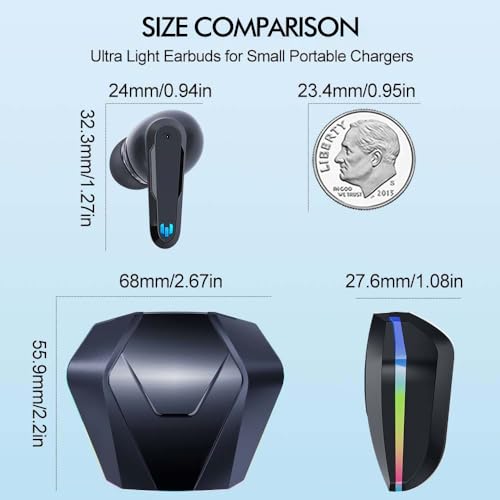 Audífonos Inalámbricos Bluetooth, Auriculares Inalámbricos - Imagen 4