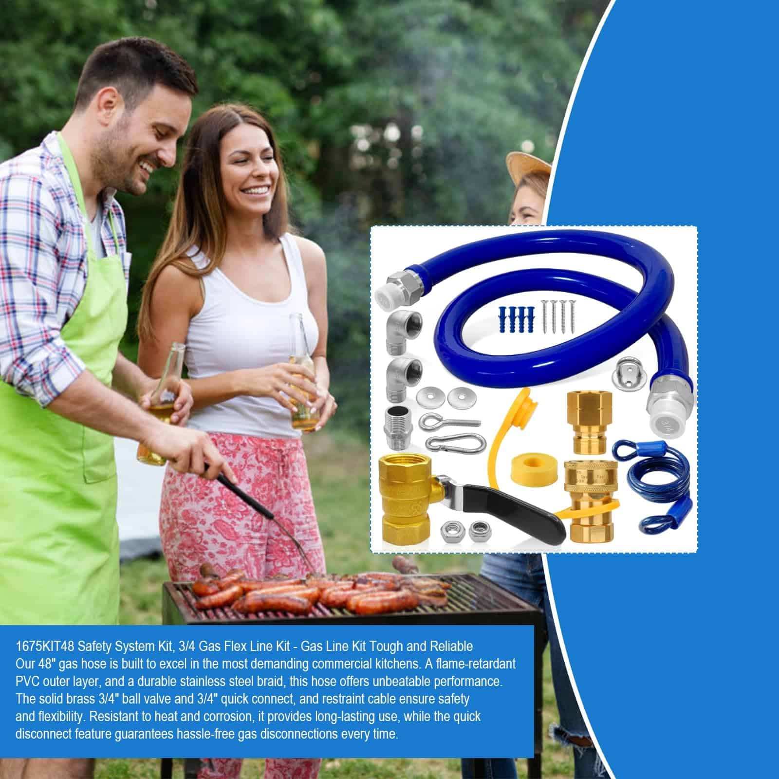 Kit de Sistema de Seguridad 1675kit48, Conector de Manguera - Imagen 4