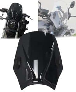 Parabrisas para motocicleta redonda para Faro Street Bike