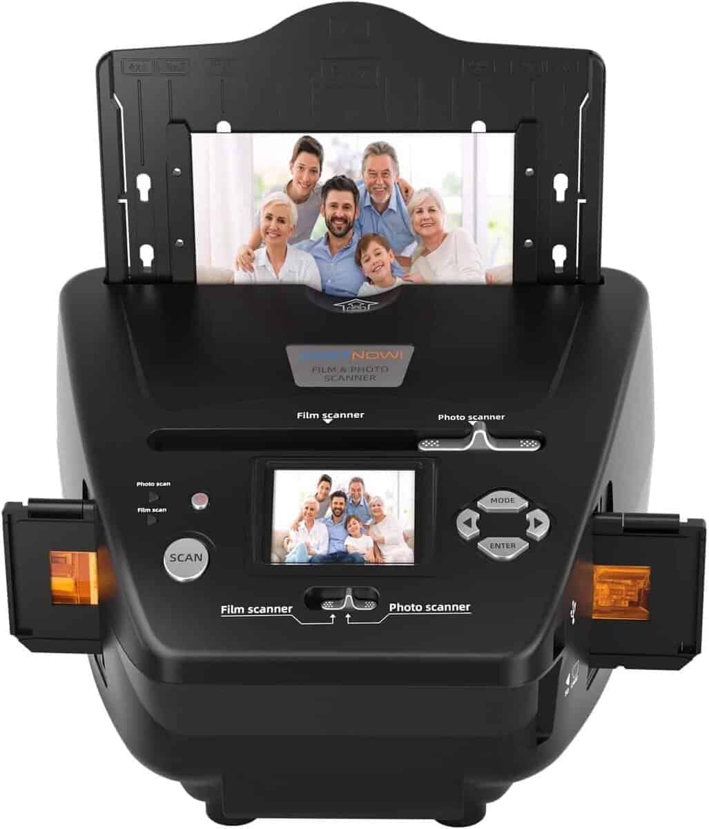 Eyesen Escáner de Fotos y Diapositivas con pantalla LCD de