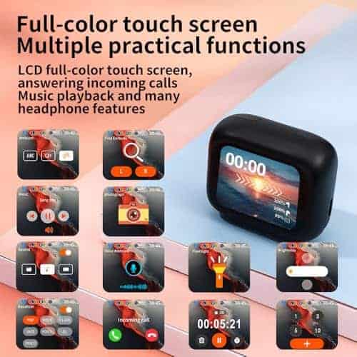 Audífonos inalámbricos UMEGET LCD Full Screen Touching - Imagen 6