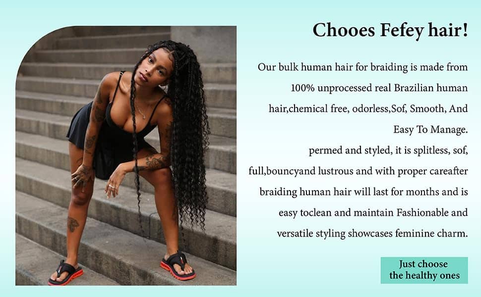 Cabello Humano para Trenzas Boho 22 Pulgadas Cabello Boho - Imagen 7