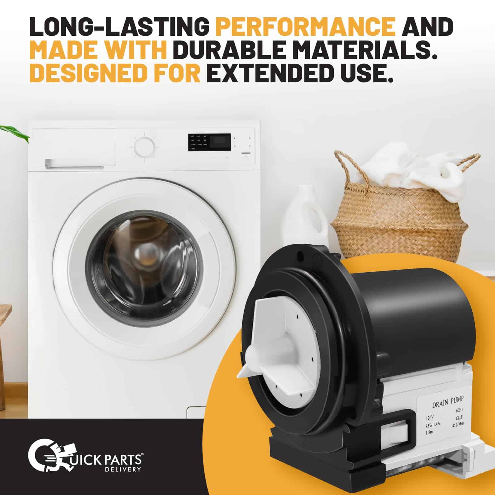 Bomba de Drenaje para Lavadora 4681EA2001T, Repuesto para - Imagen 8