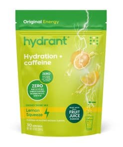HYDRANT Energy Bulk Electrolyte Drink Mix con Cafeína y