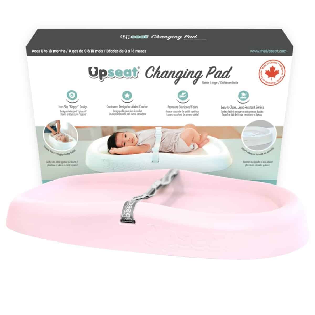 Cambiador de bebé Upseat, Diseño antideslizante, Espuma