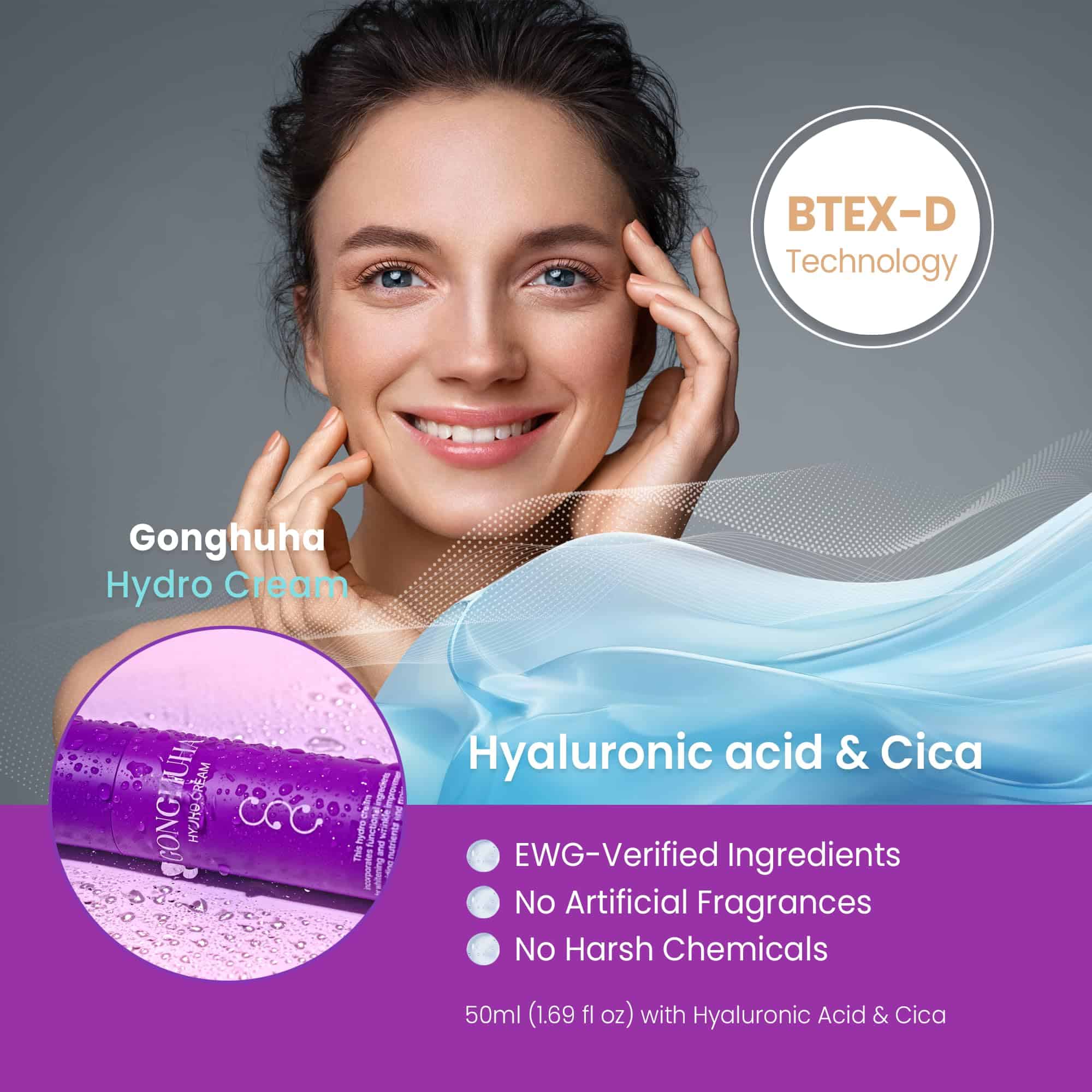 Crema Hidratante Hydr Cream - Crema Facial Ultrahidratante - Imagen 6