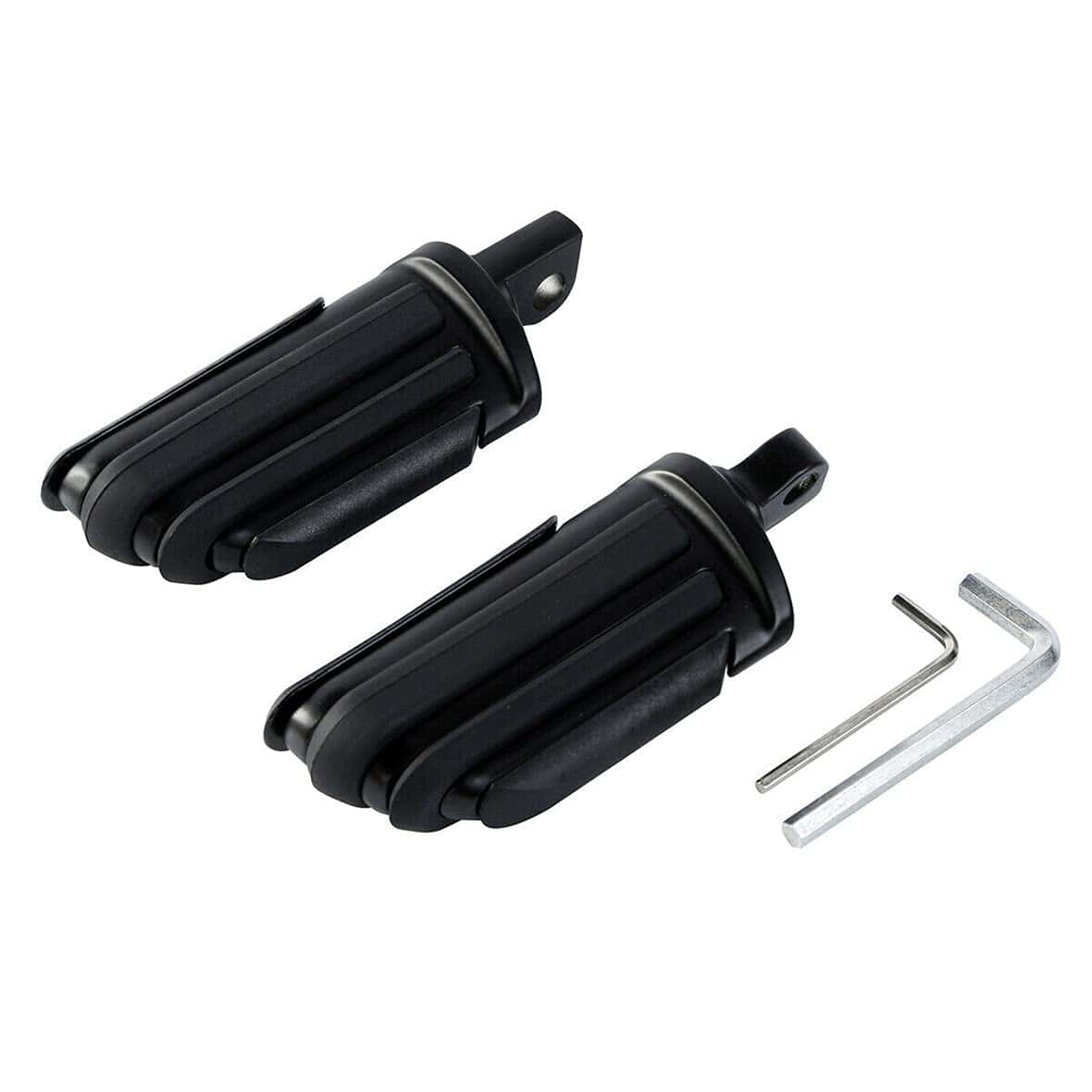 Harley Foot peg 10mm Pilot Male Mount Style Footrests Foot - Imagen 5