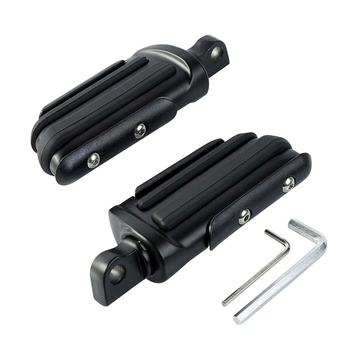 Harley Foot peg 10mm Pilot Male Mount Style Footrests Foot - Imagen 7
