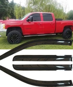 4pcs Deflectores de viento originales irrompibles para