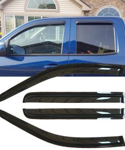 4pcs Originales Deflectores de Lluvia Anti-empañantes para