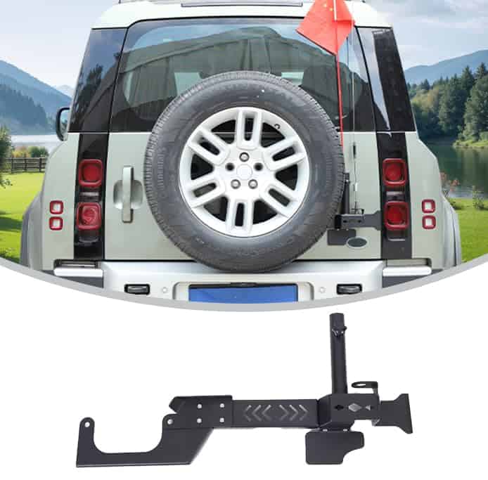 Soporte de Antena de Asta de Bandera para Maletero de Coche