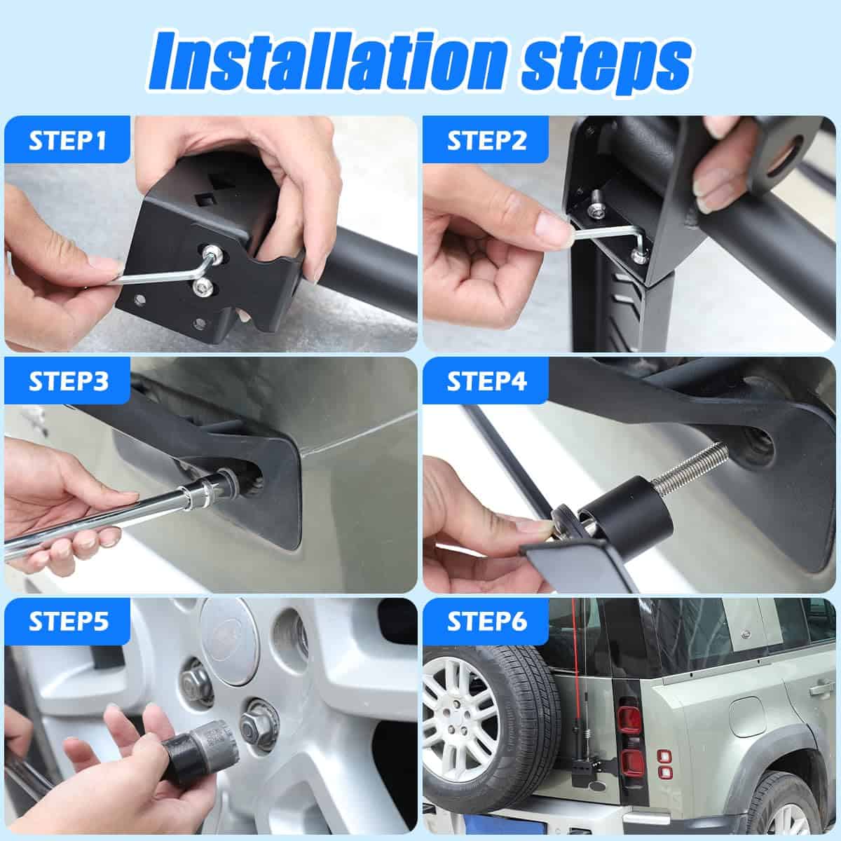 Soporte de Antena de Asta de Bandera para Maletero de Coche - Imagen 8