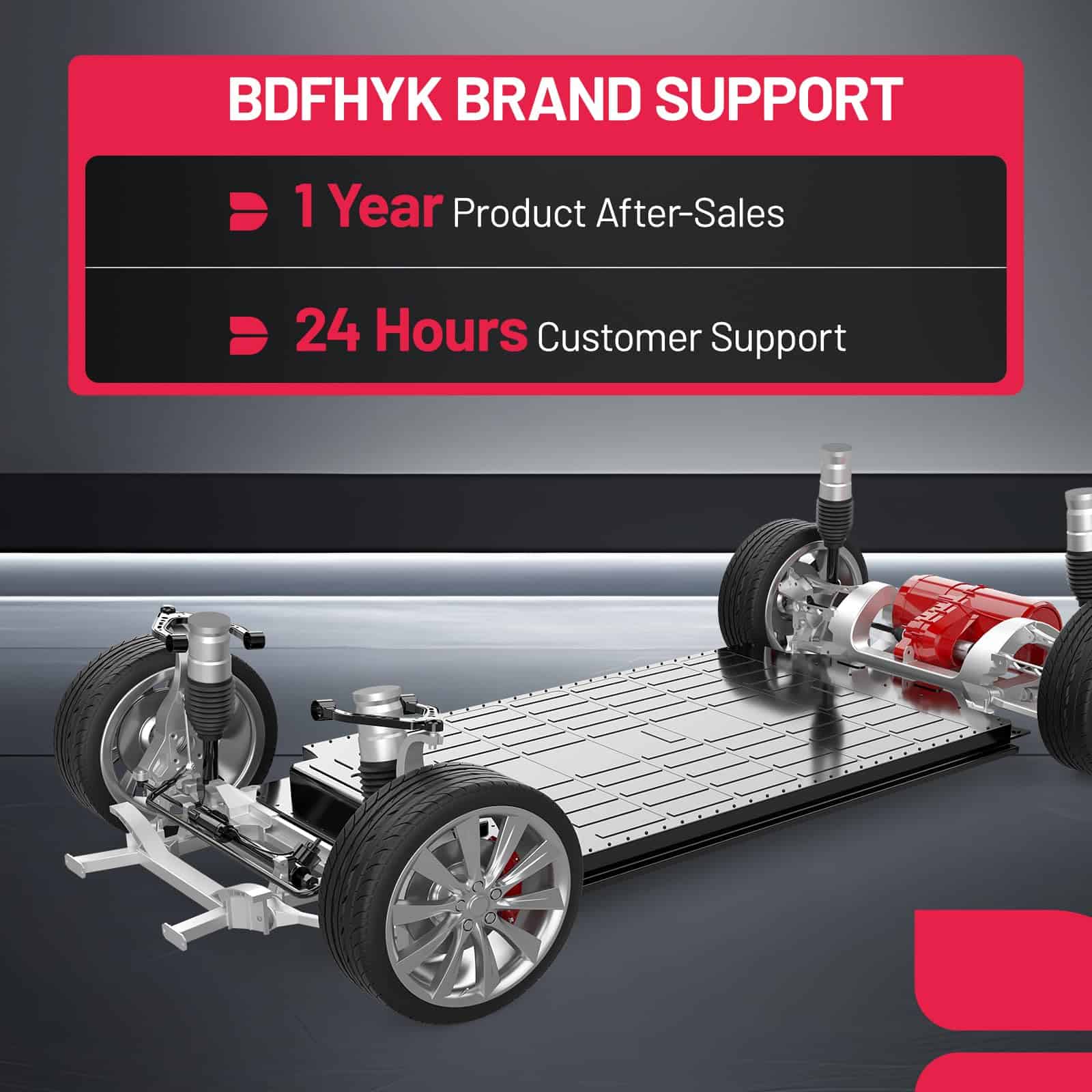 BDFHYK Brazo de Control Inferior Delantero 2 piezas, con - Imagen 8