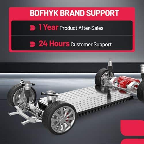 BDFHYK Brazo de control superior delantero 12 piezas, con - Imagen 9