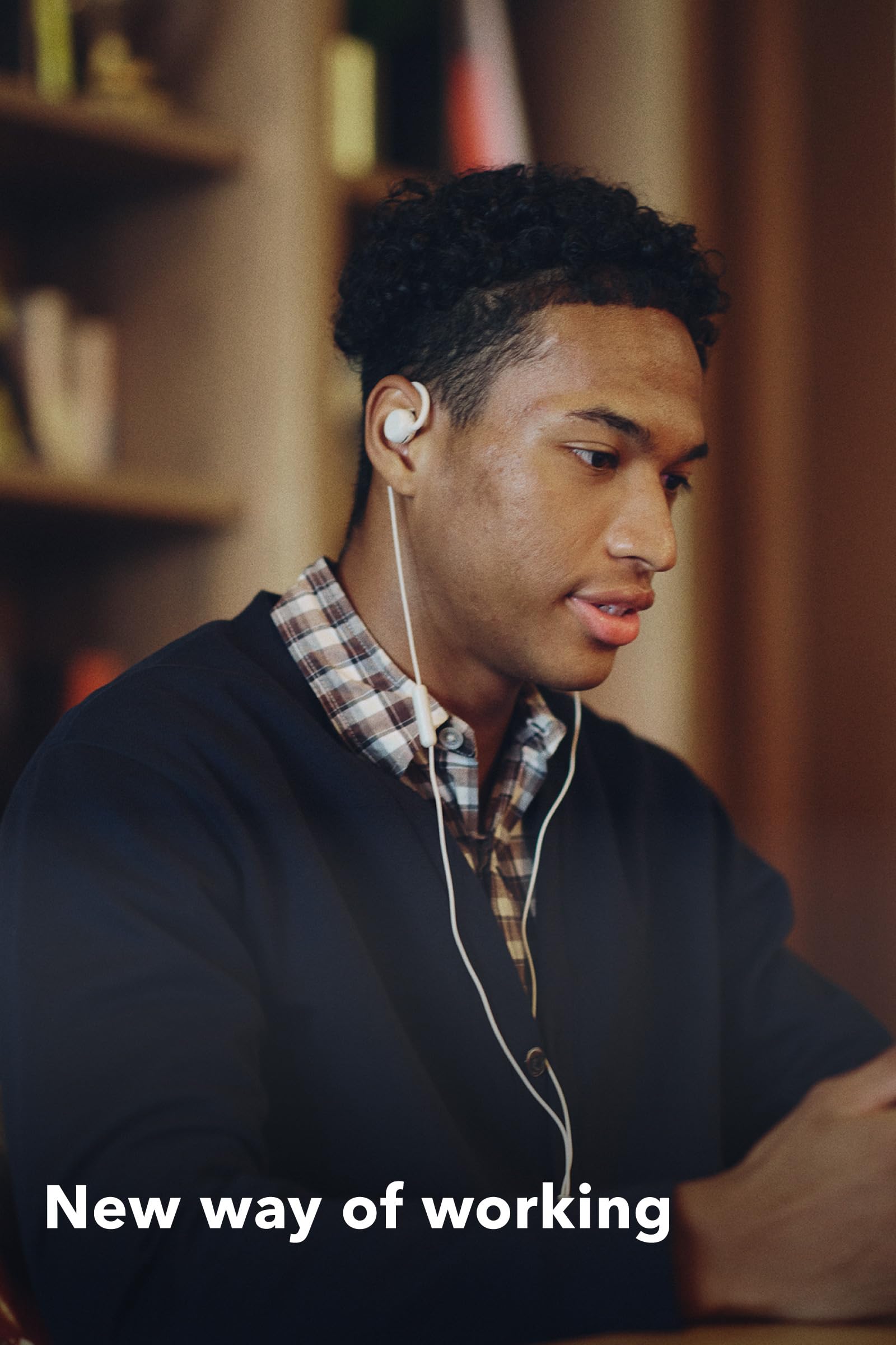 Audífonos con cable en la oreja (auriculares abiertos) que - Imagen 3