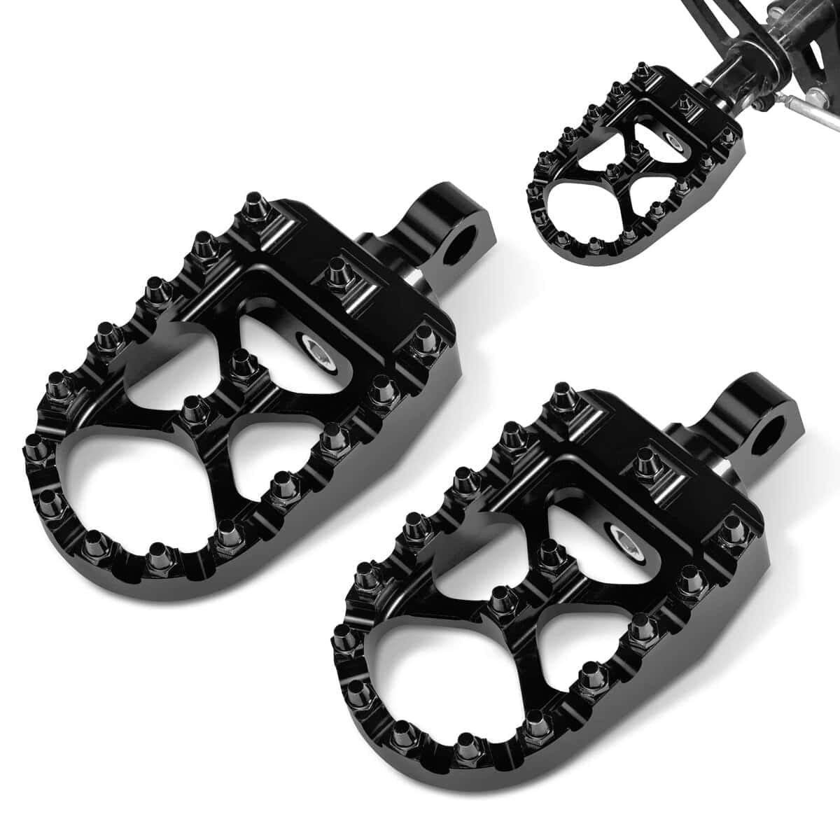 Pisaderas ajustables para motocicletas con anclaje