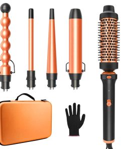 Rizadores de Pelo GSKY 5 en 1, Varita Rizadora de Pelo 5