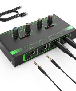 Amplificador de Auriculares de 4 Canales HOSONGIN, Divisor