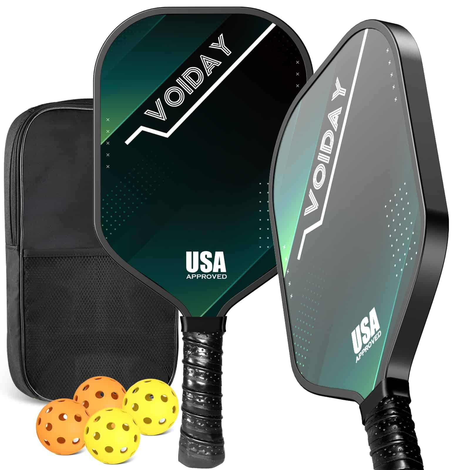 Set de 2 Raquetas de Pickleball en Verde