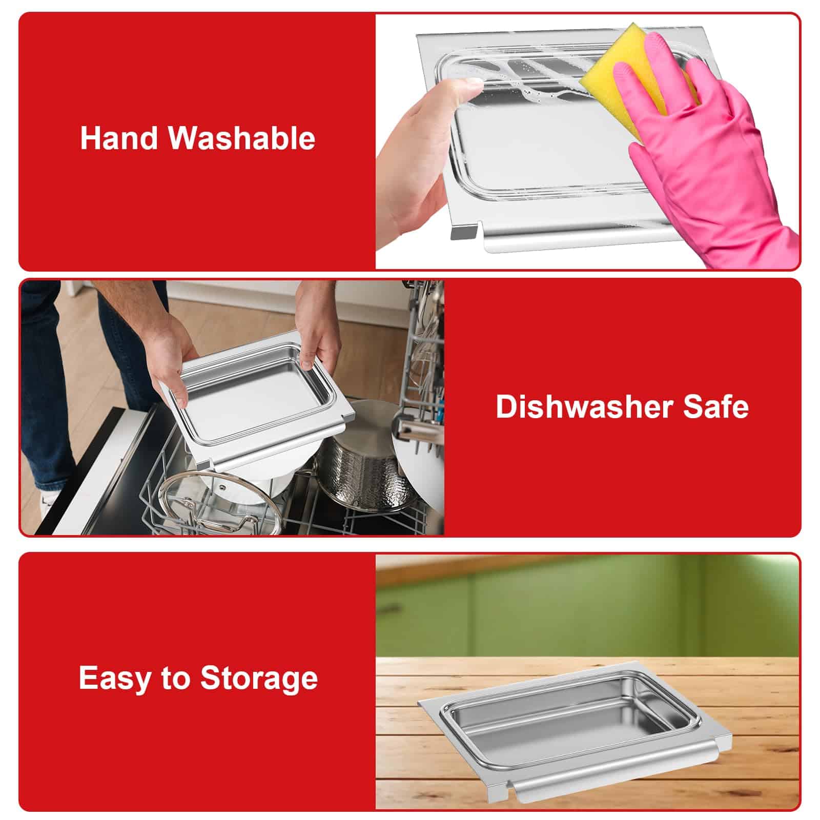 DELSbbq 67047 Bandeja de Captura de Grasa para Weber Spirit - Imagen 8