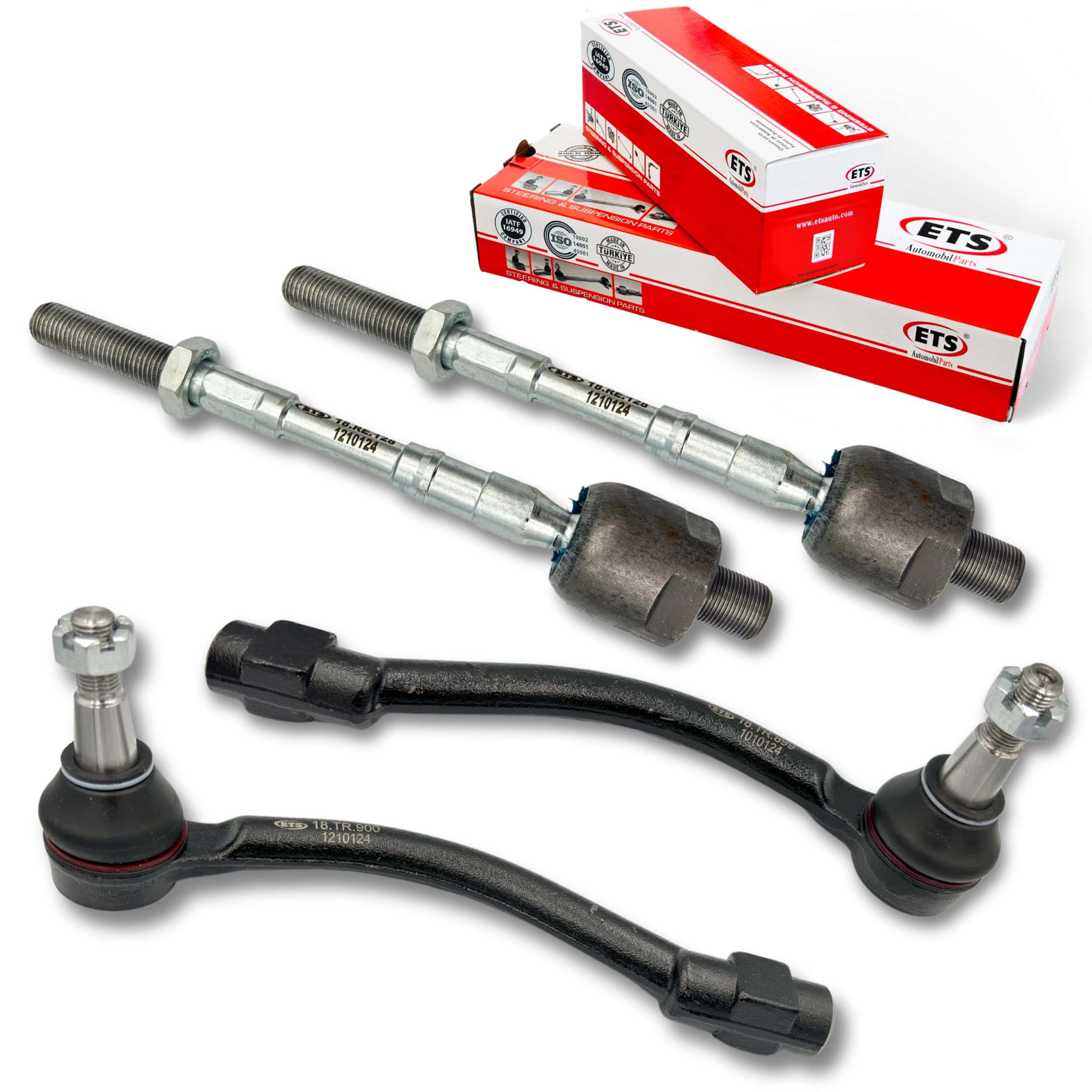 Kit de Extremos de Varilla de Dirección Interior y Exterior