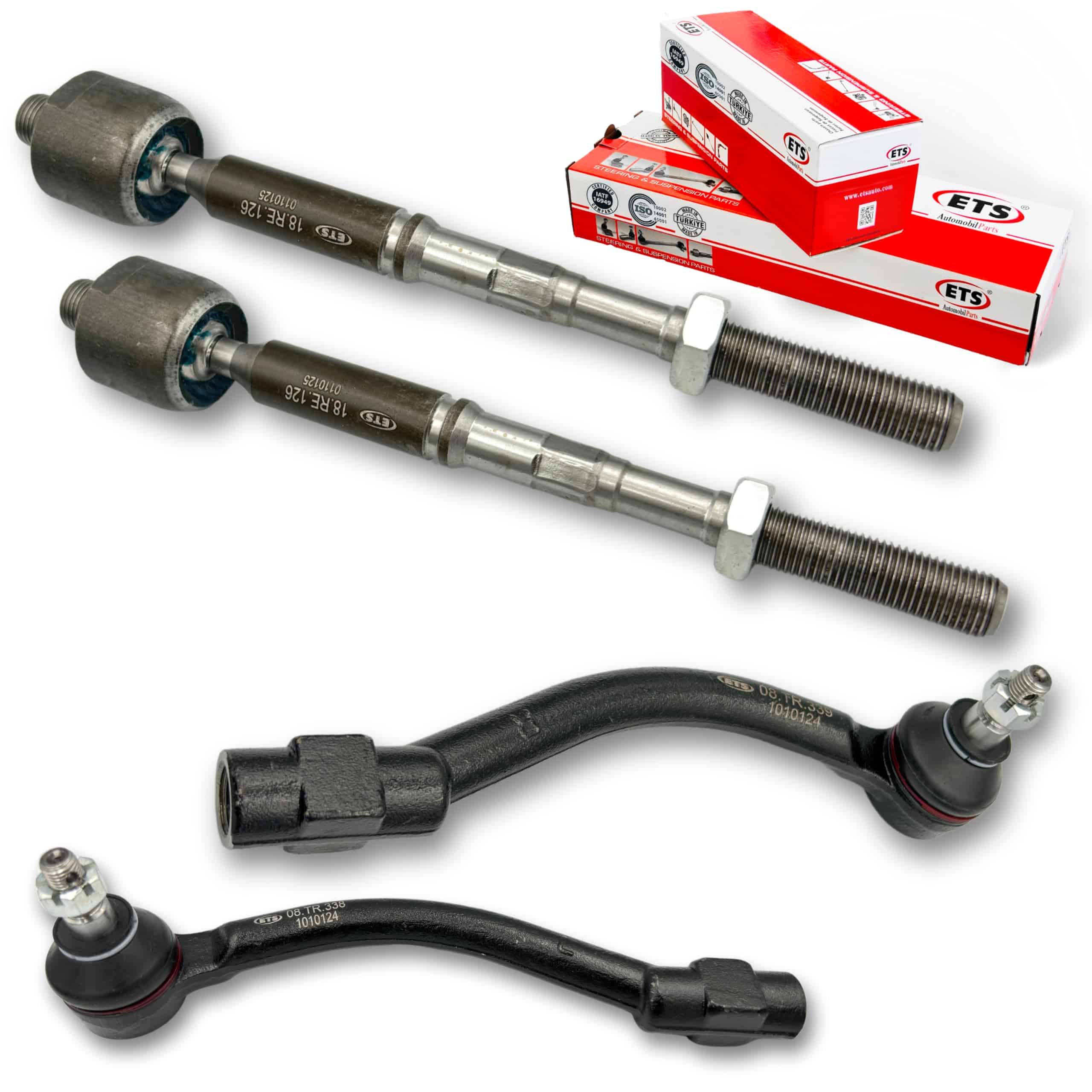 ETS 4Pc Kit de Extremos de Varilla de Dirección Interna y