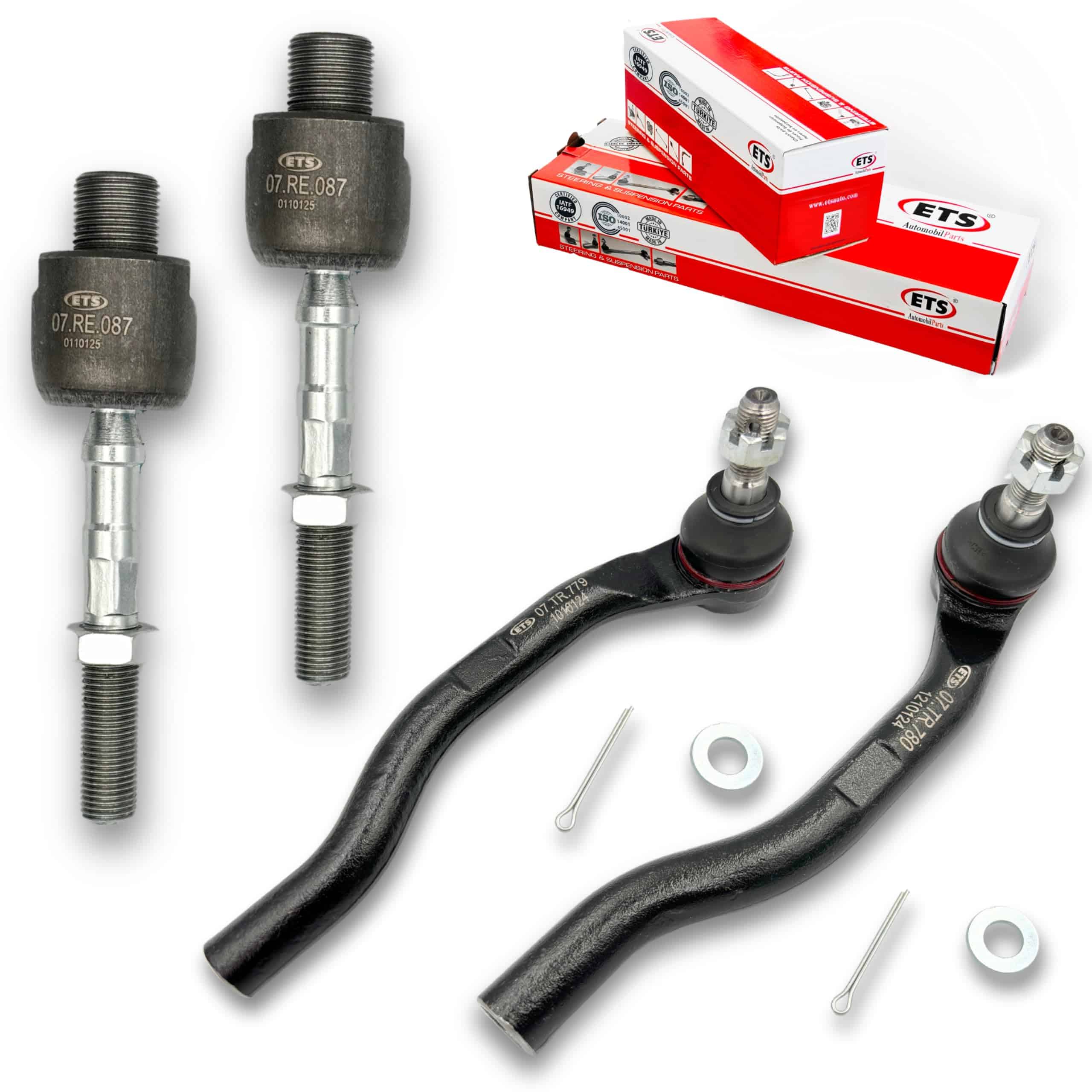 Kit de Extremos de Barra de Dirección Interior y Exterior