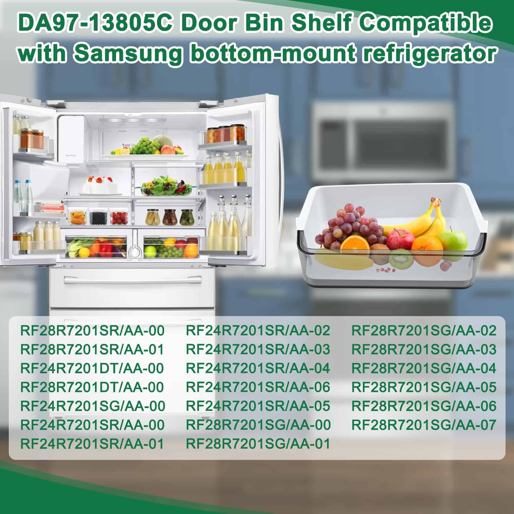 DA97-13805C Repisa de Puerta Compatible con Samsung - Imagen 4