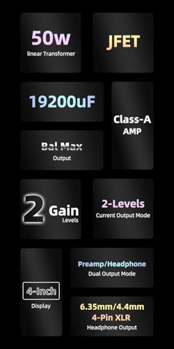 Amplificador de auriculares Aune S17 Pro EVO, -Negro - Imagen 4