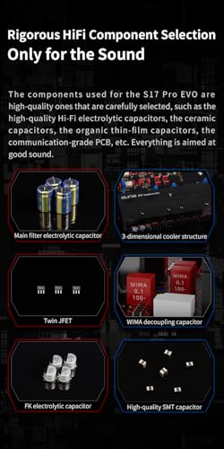 Amplificador de auriculares Aune S17 Pro EVO, -Negro - Imagen 7