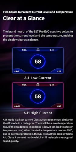 Amplificador de auriculares Aune S17 Pro EVO, -Negro - Imagen 6