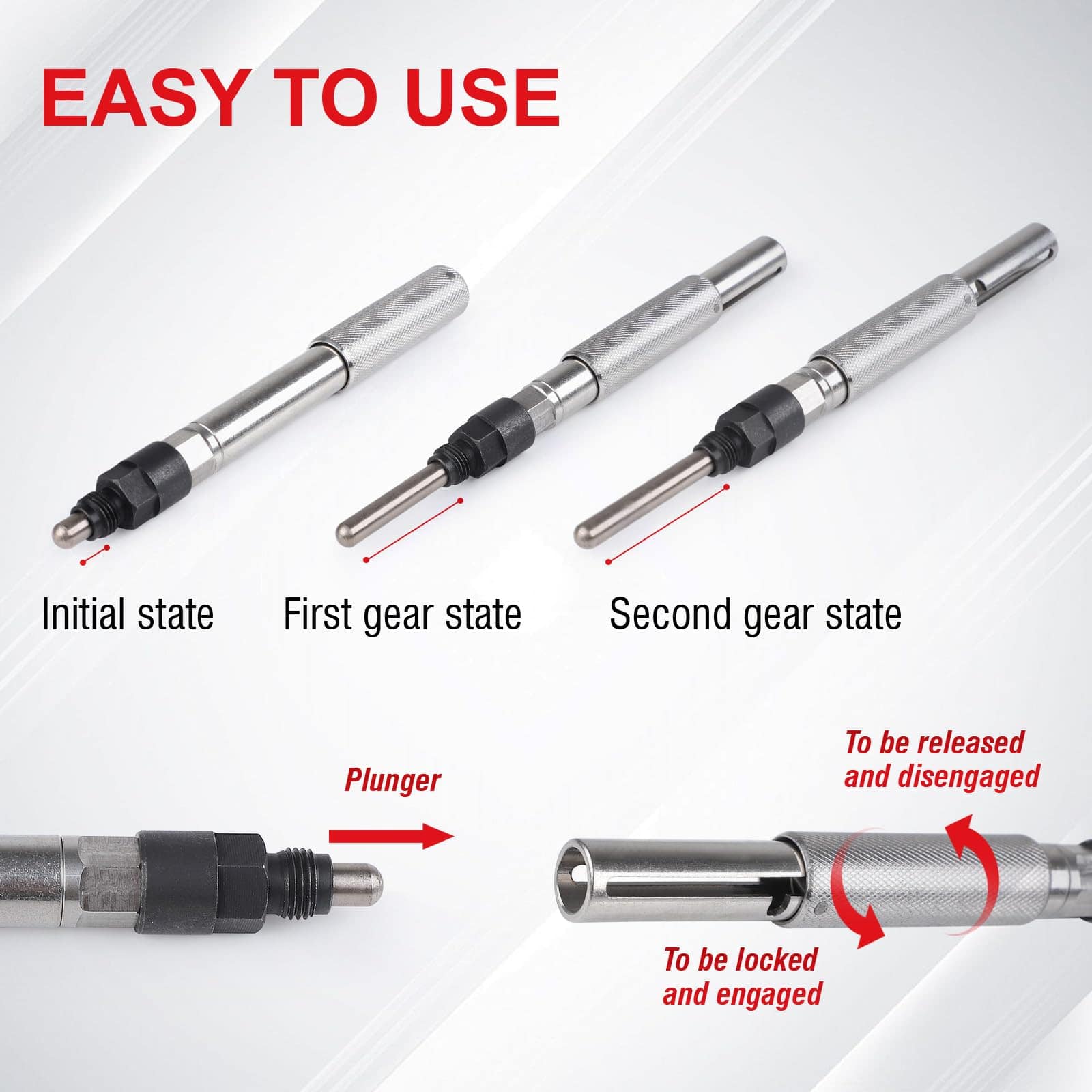 Kit de 3 Herramientas para Caterpillar, J-42083 Pasador de - Imagen 8