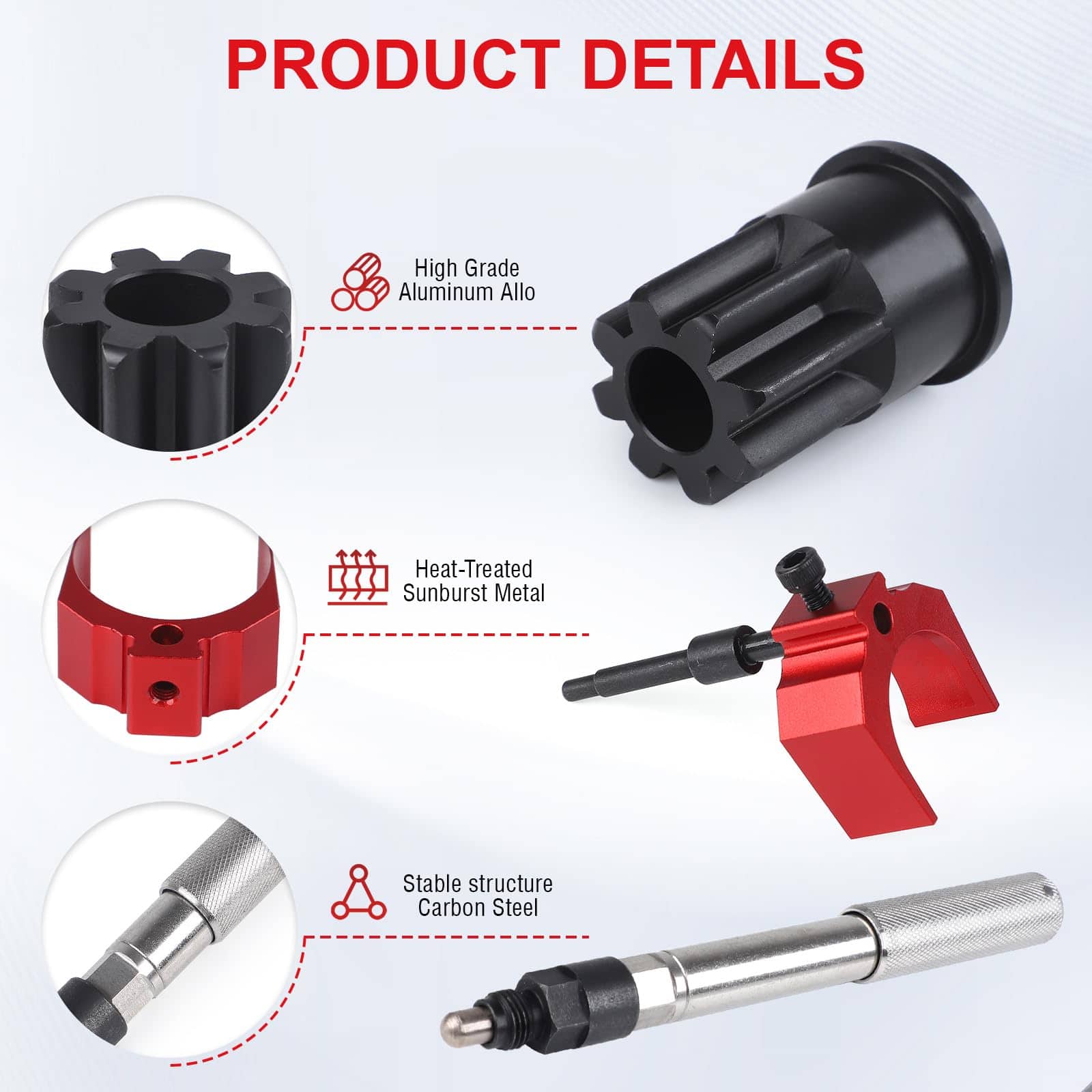 Kit de 3 Herramientas para Caterpillar, J-42083 Pasador de - Imagen 6