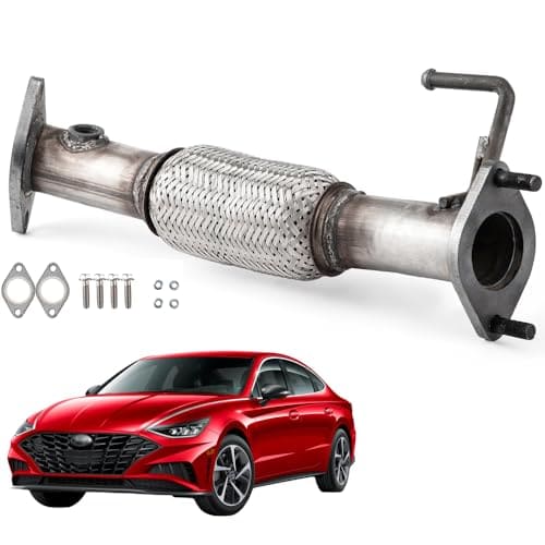 Tubo de Escape Delantero Flexible de Acero Inoxidable