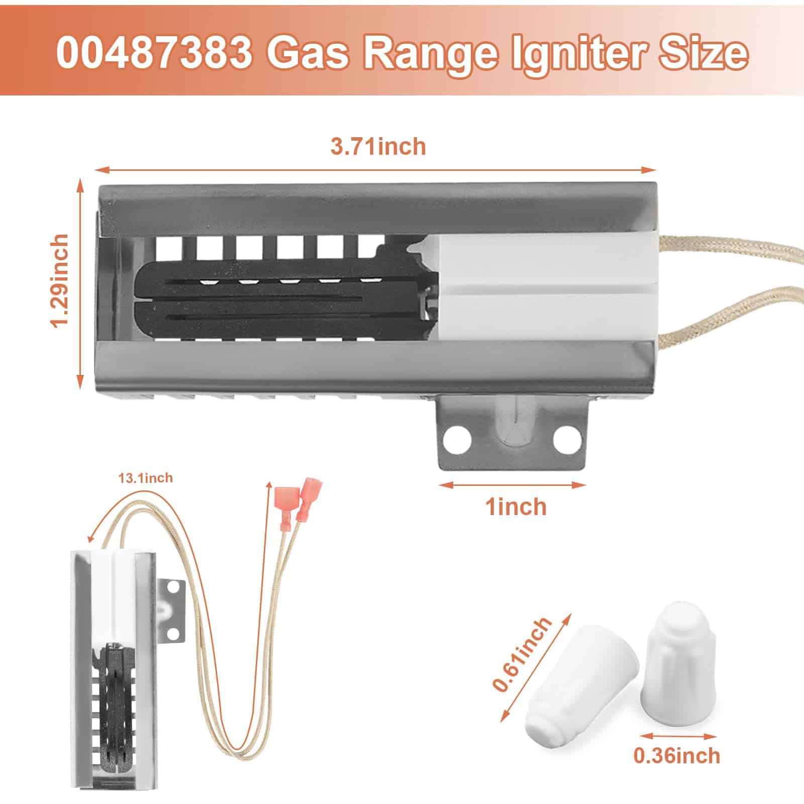 Sthovd 00492431 00487383 Repuesto de Encendedor de Horno de - Imagen 3