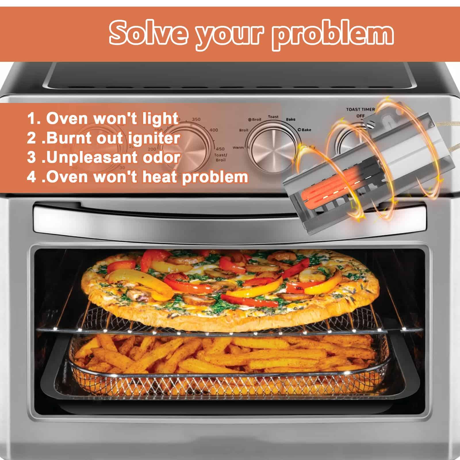 Sthovd 00492431 00487383 Repuesto de Encendedor de Horno de - Imagen 4