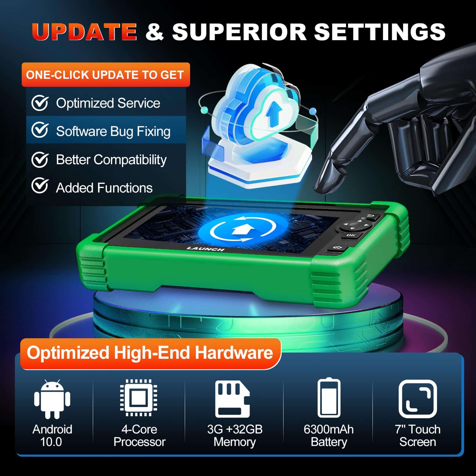 Escáner de vehículos de nueva energía LAUNCH X431 CRP919, - Imagen 8