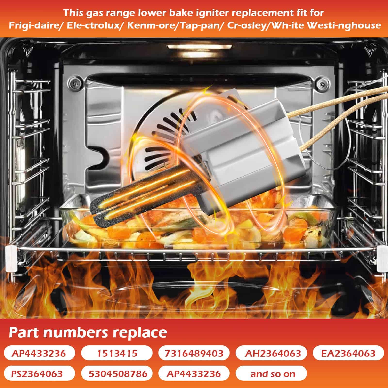 Sthovd 316489403 Repuesto de encendedor de horno a gas para - Imagen 4