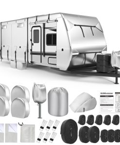 Funda de RV DenForste Oxford, 22-24 pies Camper Cover de