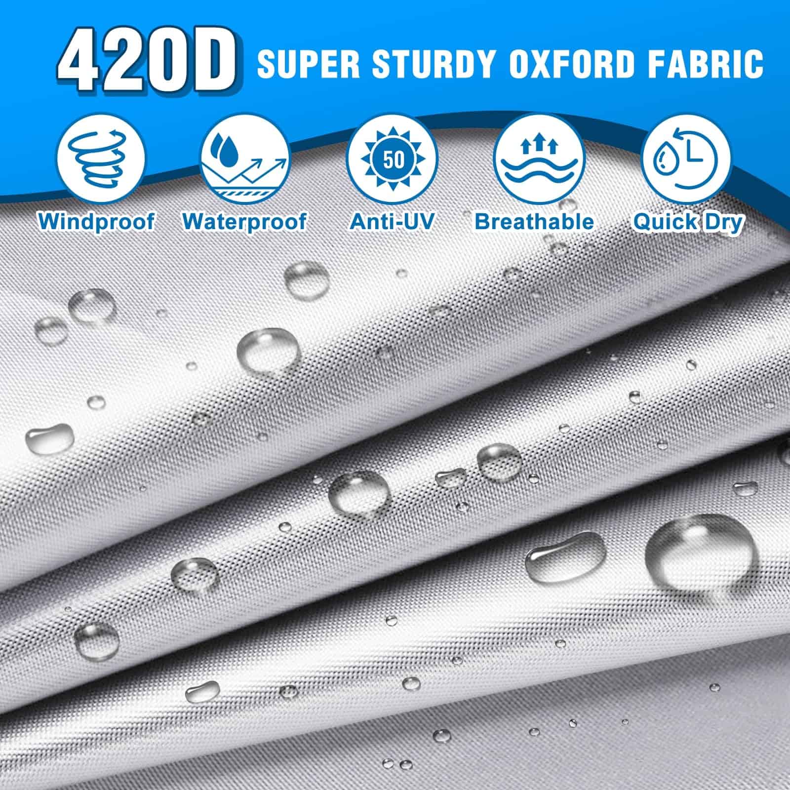 Cubierta RV DenForste Oxford, 30-33 pies Cubierta de - Imagen 3